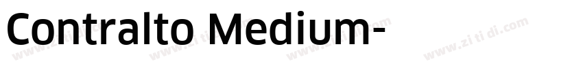 Contralto Medium字体转换
